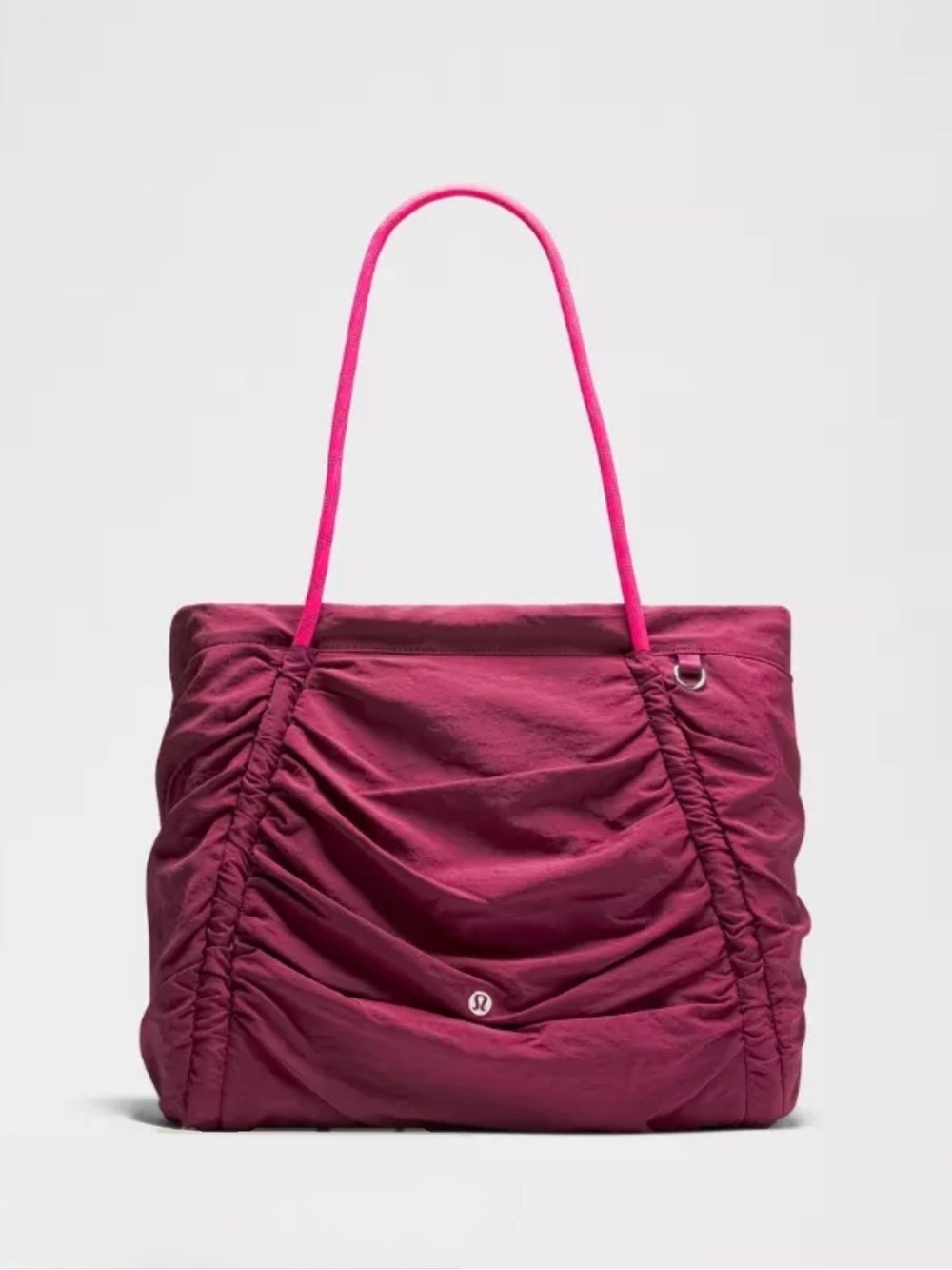Lululemon Ruched Tote Raspberry Rave